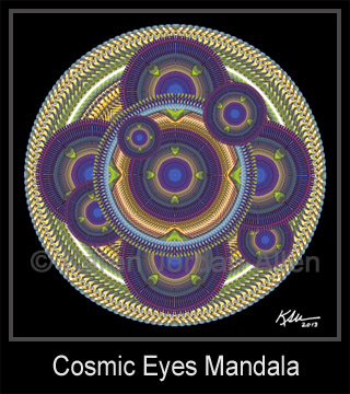 Cosmic Eyes Mandala